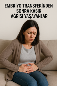 Embriyo transferinden sonra kasık ağrısı yaşayanlar
