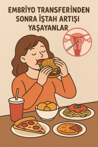Embriyo transferinden sonra iştah artışı yaşayanlar