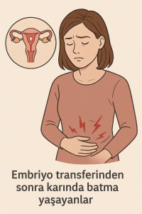 Embriyo transferinden sonra karında batma yaşayanlar