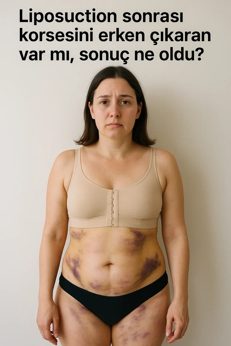 Liposuction sonrası korsesini erken çıkaran var mı, sonuç ne oldu?