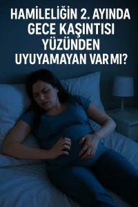 Hamileliğin 2. ayında gece kaşıntısı yüzünden uyuyamayan var mı?