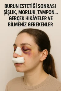 Burun Estetiği Sonrası Şişlik, Morluk, Tampon… Gerçek Hikâyeler ve Bilmeniz Gerekenler