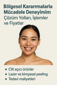 Bölgesel Kararmalarla Mücadele Deneyimim: Çözüm Yolları, İşlemler ve Fiyatlar